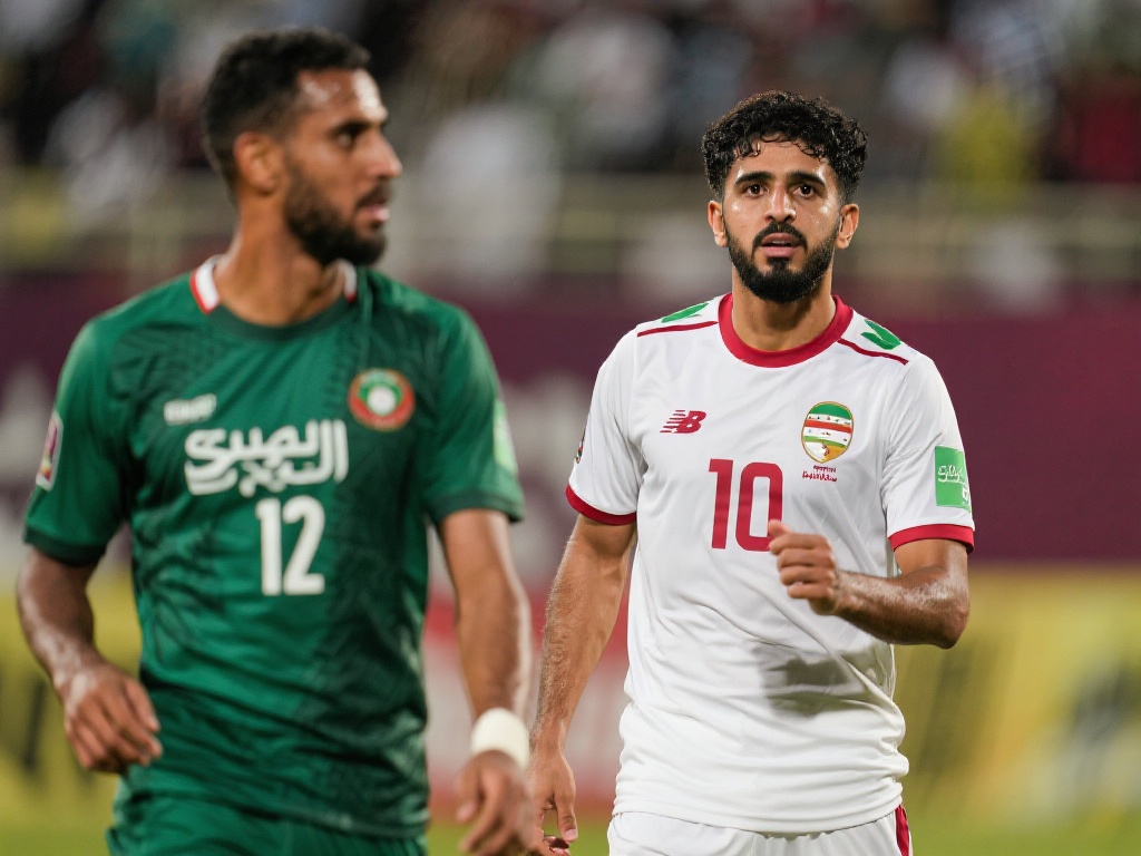 相比之下，沙特和阿曼的晋级道路充满波折，